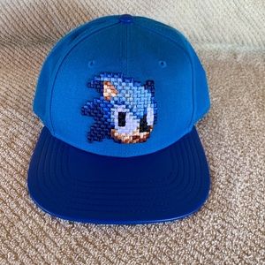 Sega Sonic The Hedgehog Blue Cap